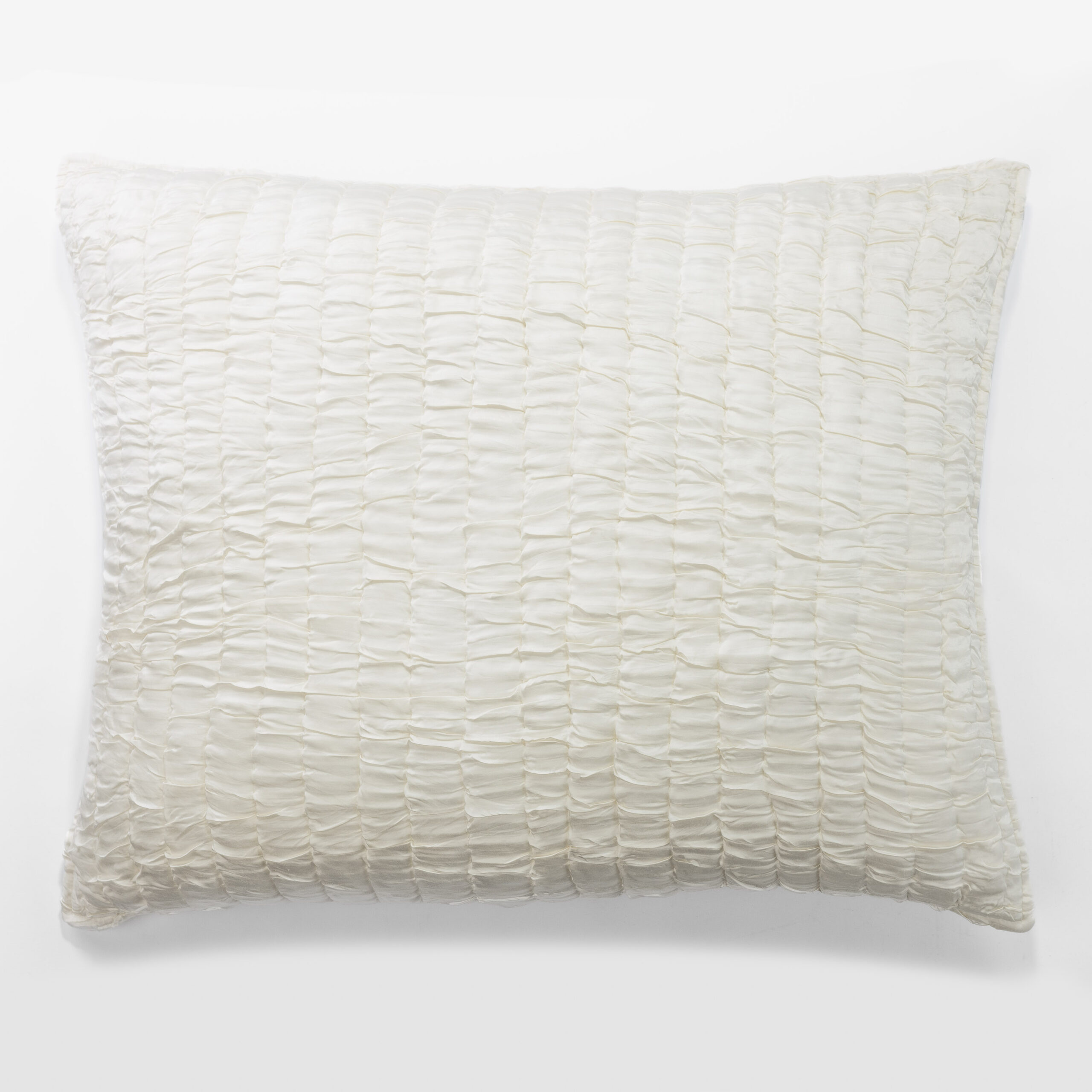 Cc776edes4 | Amity Home White quilted pillow with a soft stitched grid pattern on a light background