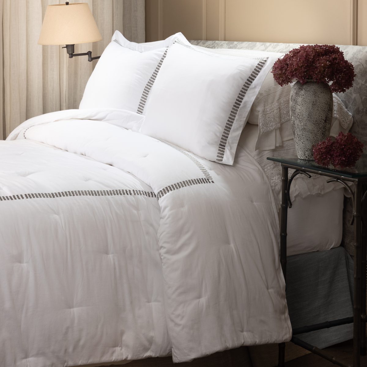 Savona Comforter, Grey, Set - Image 3