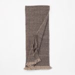 Amity home celeste super throw in chestnut   textured weave