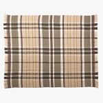Amity home cody throw in loden plaid   fringed edges