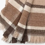 Amity home cody alpaca throw in russett multi stripe   woven texture