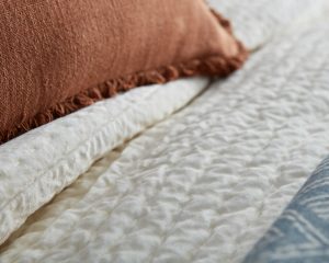 Amity home andre  fairchild collection in cream   soft hand quilted texture