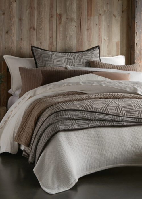 Aubrey coverlet charcoal