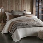Amity home aubrey  malvern collection twin in neutral   geometric pattern