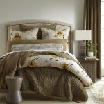 Amity home aurora  andrea collection in earth tones   abstract floral pattern