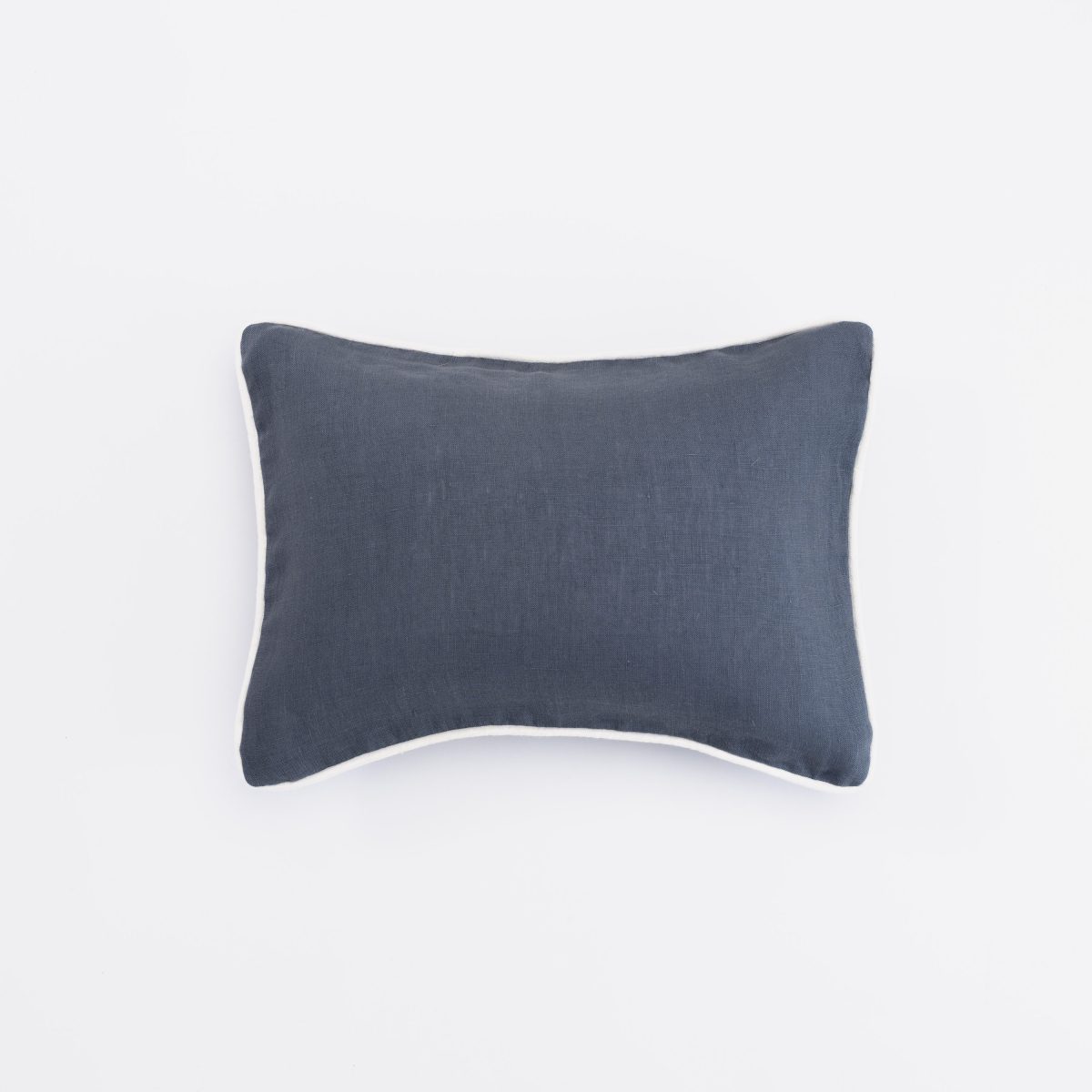 Catalina Lumbar Pillow, Steel Blue - Image 1