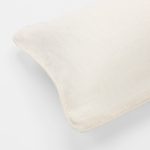 Amity home catalina lumbar pillow in ivory   subtle woven texture