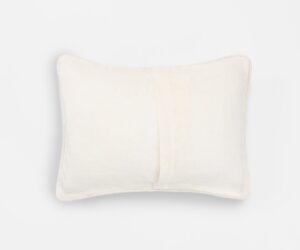Amity home catalina lumbar pillow in ivory   piped edges