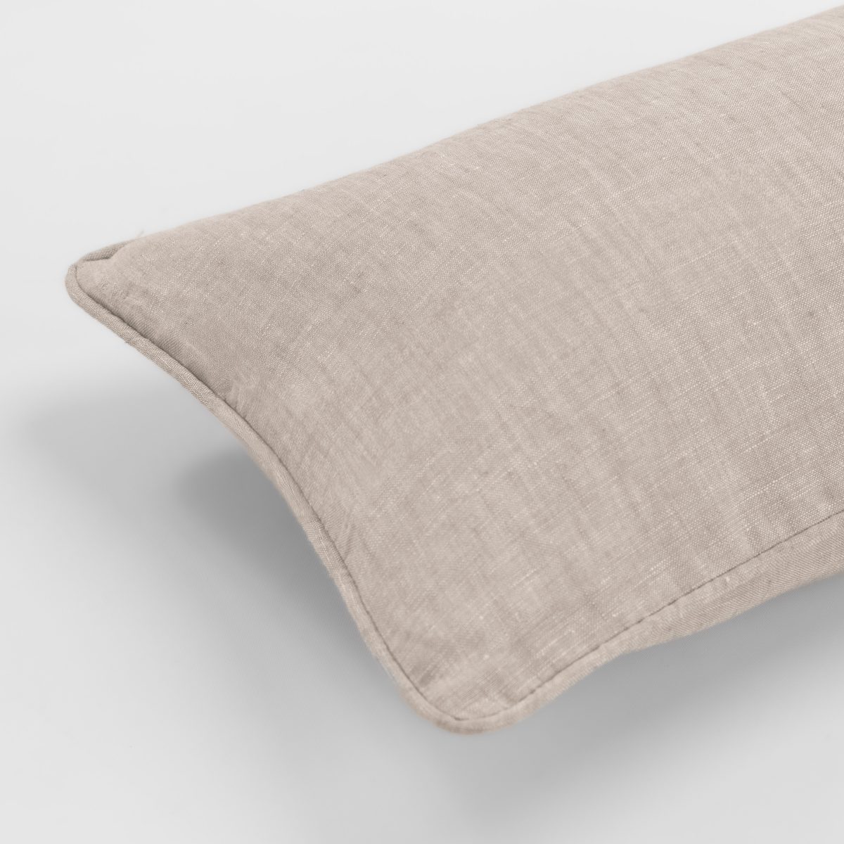 Amity home catalina lumbar pillow in natural   linen texture