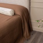 Amity home basey bedspread in copper   crinkled texture
