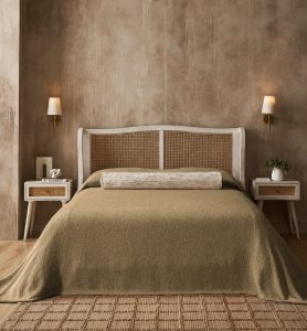 Amity home andrea bedspread in bronze   textured weave