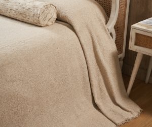 Amity home andrea bedspread in ivory   textured weave