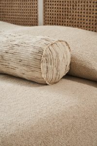 Amity home andrea bedspread in ivory   looped bouclé texture