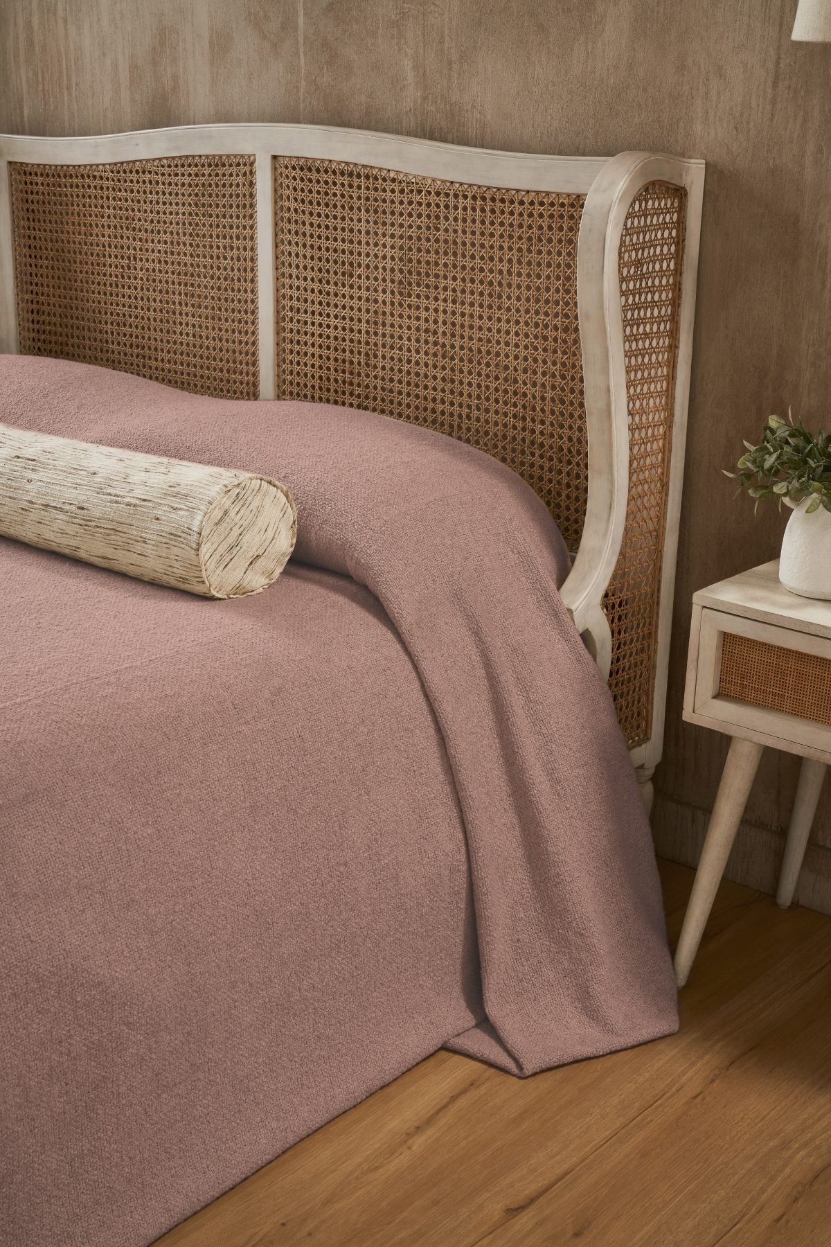 Andrea Bedspread, Rose Gold - Image 2