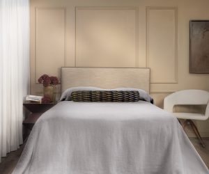 Amity home ranier linen bedspread in grey   relaxed drape