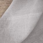 Amity home ranier linen bedspread in grey   natural linen weave