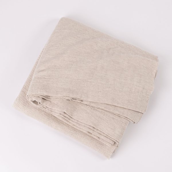 Amity home burhan coverlet in oatmeal   natural textured weave