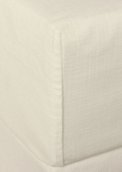 Box spring cover pure ivory