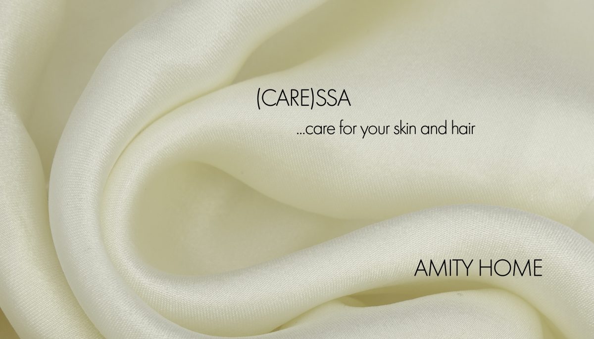 Amity home caressa beautycase in ivory   smooth silky fabric