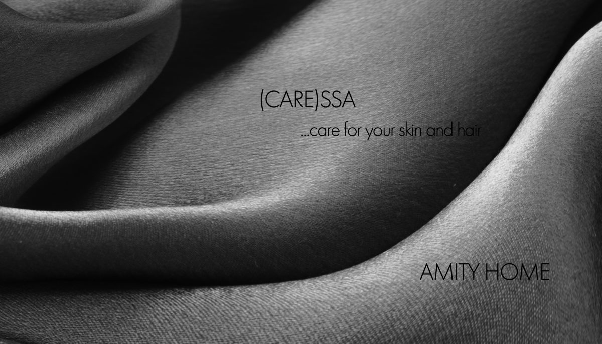 Amity home caressa beautycase in grey   luxurious silk texture