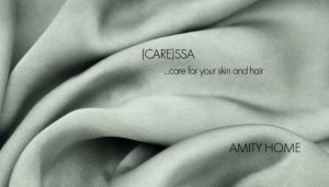 Amity home caressa beautycase in blue surf   soft draped fabric