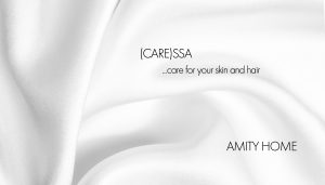Amity home caressa beautycase in white   smooth fabric texture