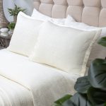 Amity home christelle quilt in ivory   textured smocked design