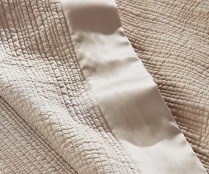 Amity home christelle quilt in oyster   ruched texture