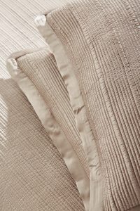 Amity home christelle quilt in oyster   shirred texture