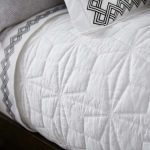 Amity home victoria  amalfi collection in white   starburst quilted design