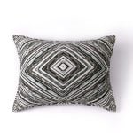 Amity home kingston quilt in green   geometric diamond pattern