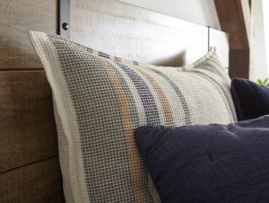 Amity home brubeck sham dutch euro in multi stripe waffle weave