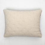 Amity home roan sham in muted ochre   subtly quilted texture