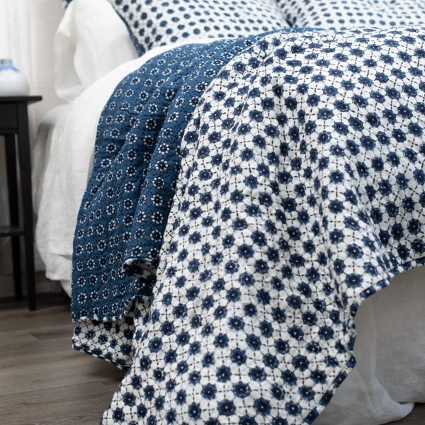 Luna Quilt, Indigo