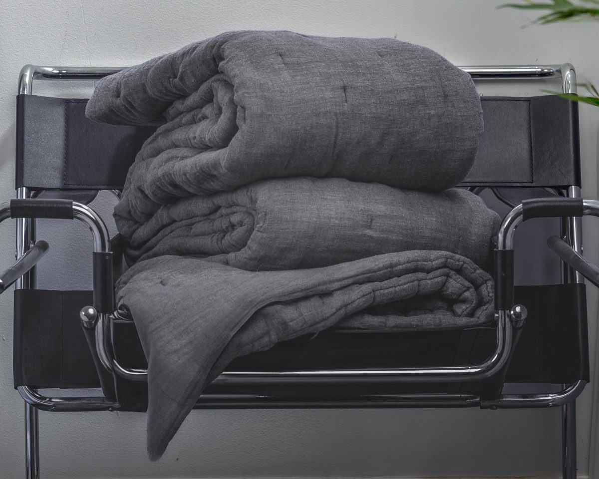 Dalton Quilt, Flannel Grey - Image 5