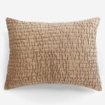 Amity home baldwin sham in caramel   smocked texture