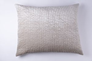 Amity home baldwin sham in oyster   crinkled texture
