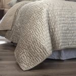 Amity home baldwin quilt in oyster   textured diamond quilting
