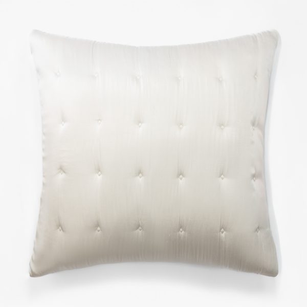 Amity home fairchild sham ivory euro   tufted design