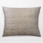 Amity home fairchild sham in oyster   tufted design