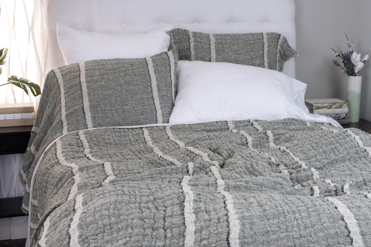 AKIN COVERLET, KALE - Image 3