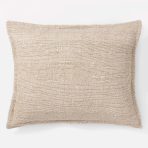 Amity home smith sham dutch euro in natural   textured weave