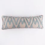 Amity home amaya body pillow in mineral   textured geometric pattern