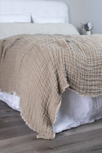 Amity home ashford coverlet in natural   crinkled texture