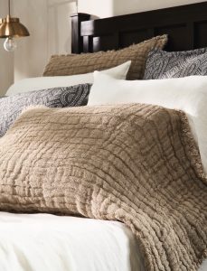 Amity home ashford  andre collection in natural   crinkled linen texture