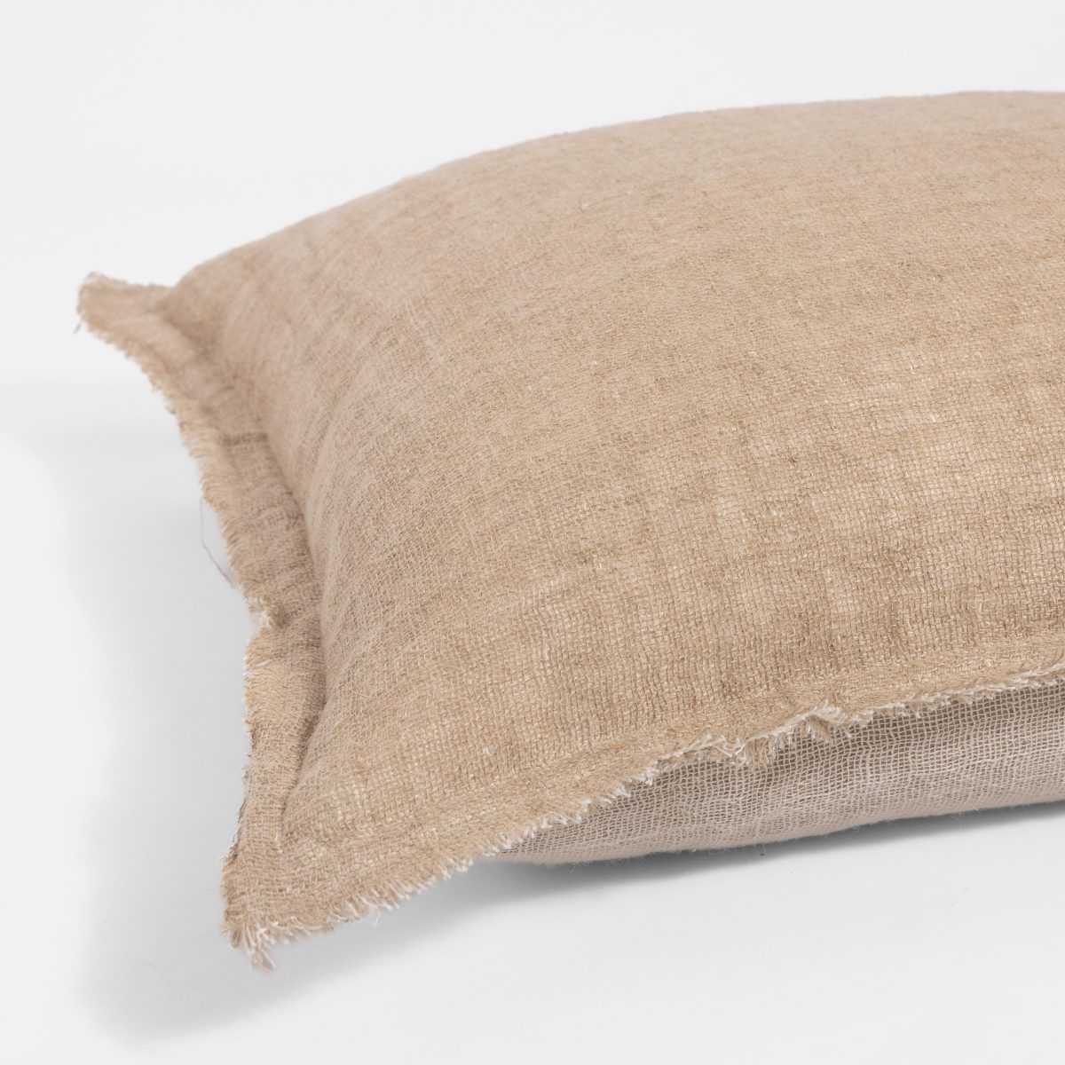 Amity home ashford coverlet in natural   frayed edges