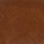 Amity home mateo coverlet swatch in saddle   textured chevron pattern