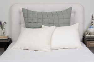 Amity home spencer sham in mineral dutch euro   quilted texture