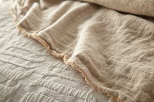 Amity home cunningham  spencer collection in tan   frayed edge texture