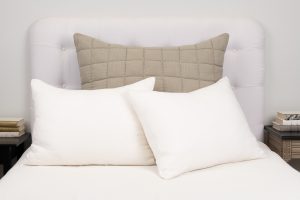 Amity home spencer sham in pistachio   quilted grid pattern